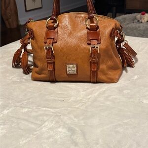 Dooney & Bourke Tan Leather Satchel